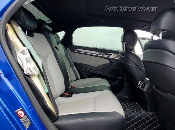 KMTFN4JB5LU331898 2020 GENESIS G80 Blue Rear seats view