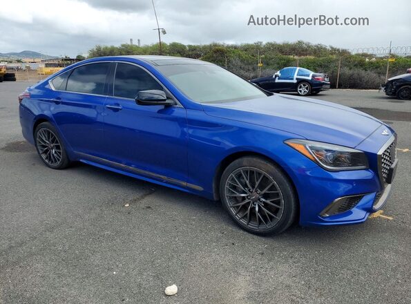 KMTFN4JB5LU331898 2020 GENESIS G80 Blue Front right