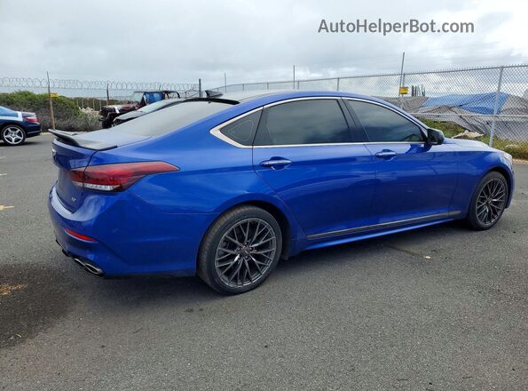 KMTFN4JB5LU331898 2020 GENESIS G80 Blue Rear right