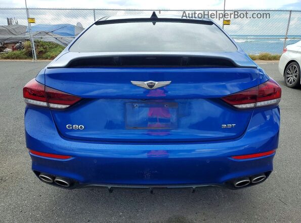 KMTFN4JB5LU331898 2020 GENESIS G80 Blue Rear view