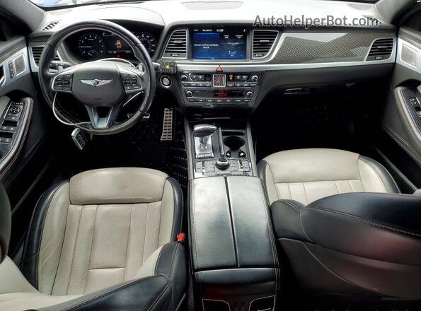 KMTFN4JB5LU331898 2020 GENESIS G80 Blue Dashboard view