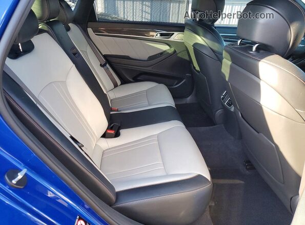 KMTFN4JB8LU329739 2020 GENESIS G80 Синий Вид задних сидений
