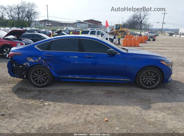 KMTFN4JB9LU334755 2020 GENESIS G80 Blue Vista interior trasera