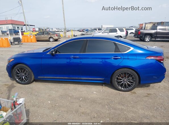 KMTFN4JB9LU334755 2020 GENESIS G80 Blue Vista interior de 360 grados