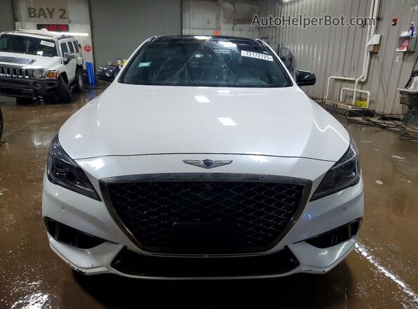 KMTFN4JBXLU334795 2020 GENESIS G80 White Widok z przodu