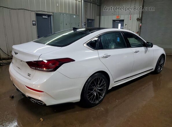 KMTFN4JBXLU334795 2020 GENESIS G80 White Tył prawy