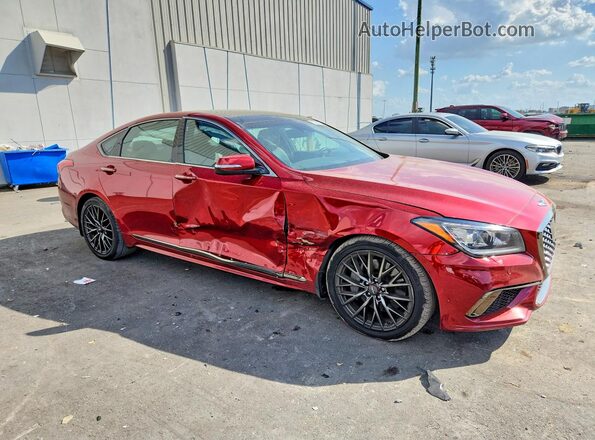 KMTFN4JE2KU313142 2019 GENESIS G80 Red 