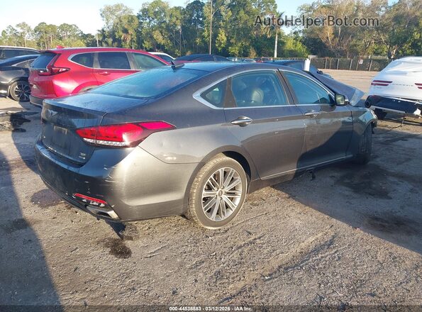 KMTFN4JE6LU330592 2020 GENESIS G80 Серый Задняя правая четверть