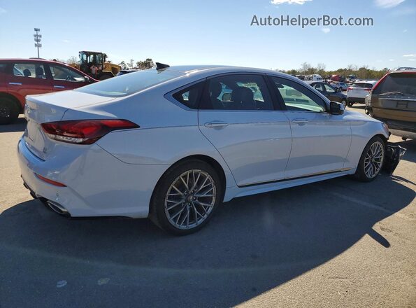 KMTFN4JE7LU329080 2020 GENESIS G80 Белый Задняя правая четверть