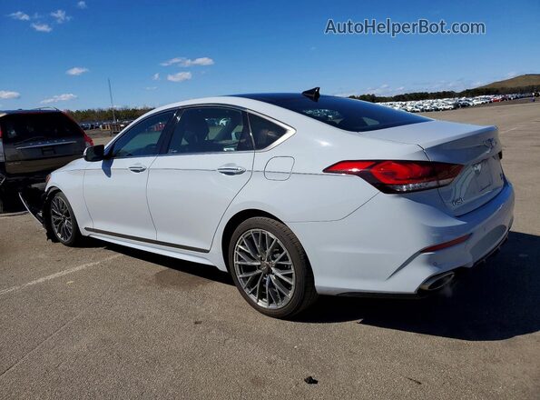 KMTFN4JE7LU329080 2020 GENESIS G80 Белый Задняя левая четверть