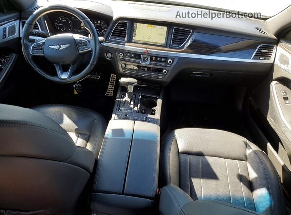 KMTFN4JE7LU329080 2020 GENESIS G80 Белый Вид панели приборов