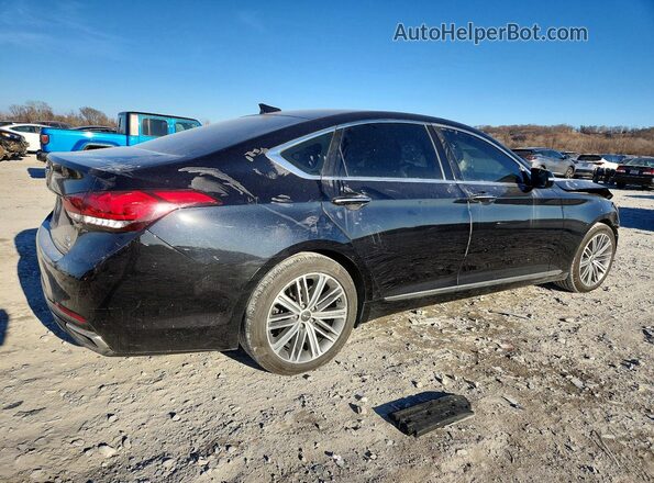 KMTFN4JE7LU338037 2020 GENESIS G80 Черный Задняя правая четверть