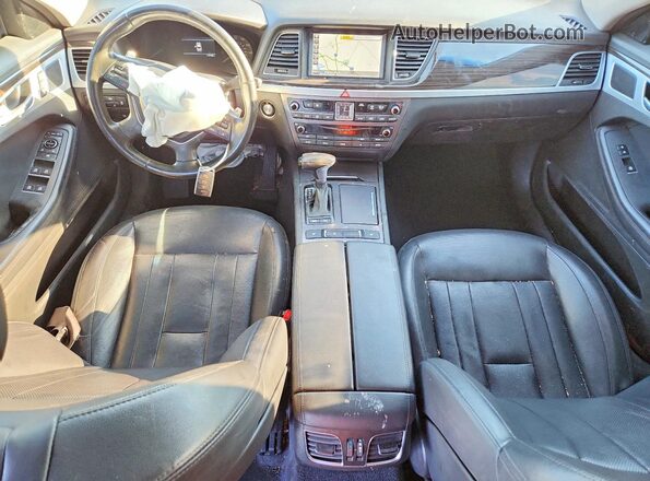 KMTFN4JE7LU338037 2020 GENESIS G80 Черный Вид панели приборов