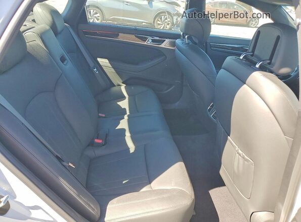 KMTFN4JEXLU337707 2020 GENESIS G80 White Widok tylnych siedzeń
