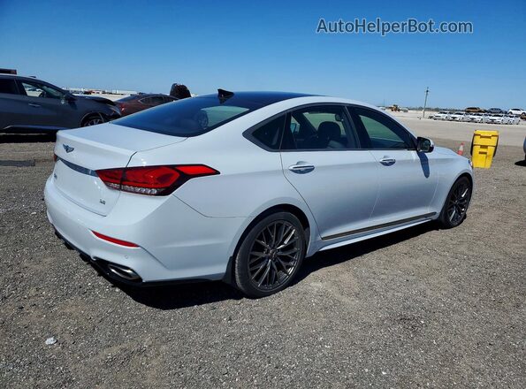KMTFN4JEXLU337707 2020 GENESIS G80 White Tył prawy