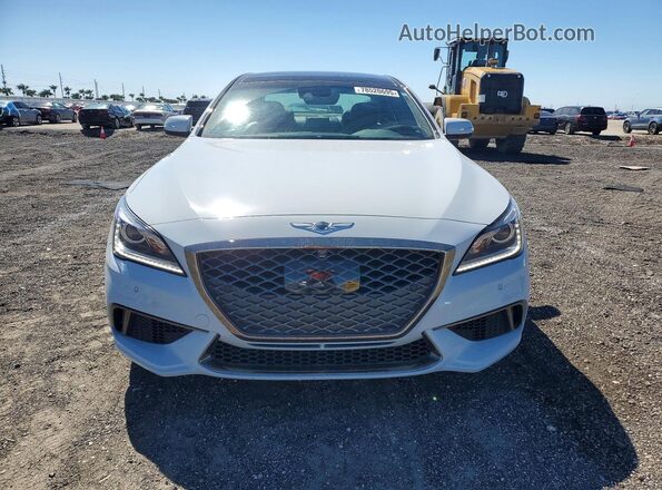 KMTFN4JEXLU337707 2020 GENESIS G80 White Widok z przodu