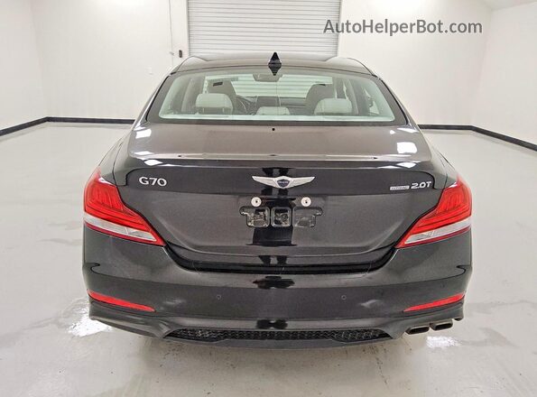 KMTG34LA9LU049715 2020 GENESIS G70 Black Հետևի տեսք