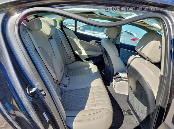 KMTG34LE0KU034585 2019 GENESIS G70 Gray Widok tylnych siedzeń