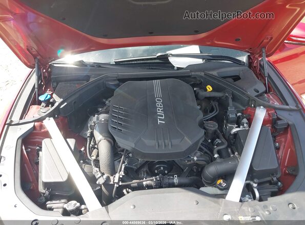 KMTG34LE9MU070942 2021 GENESIS G70 Red უკანა ხედი