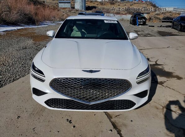 KMTG34SC1RU142658 2024 GENESIS G70 White Widok z przodu