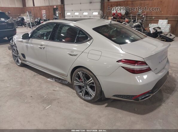 KMTG34SC1SU153293 2025 GENESIS G70 Серый Задняя левая четверть