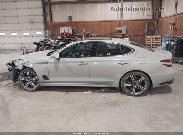 KMTG34SC1SU153293 2025 GENESIS G70 Серый Панорамный вид салона 360°