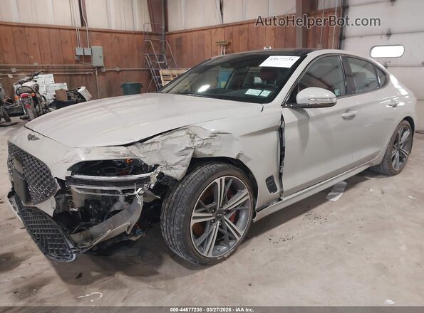 KMTG34SC1SU153293 2025 GENESIS G70 Серый Вид спереди