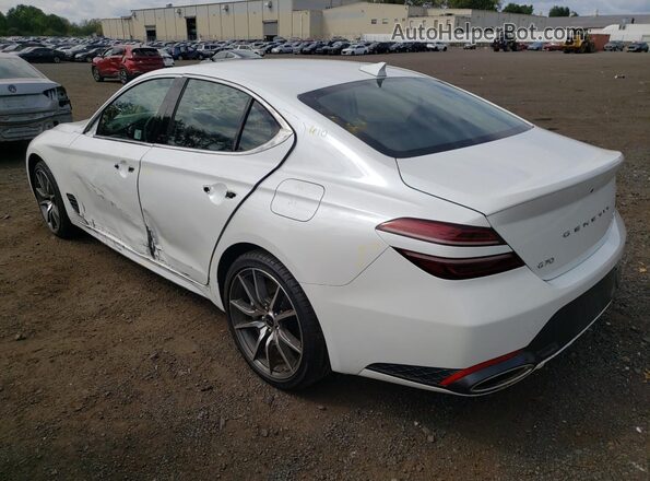 KMTG34SC2SU145879 2025 GENESIS G70 Белый Задняя левая четверть