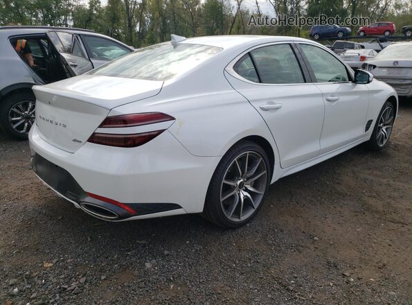 KMTG34SC2SU145879 2025 GENESIS G70 Белый Задняя правая четверть