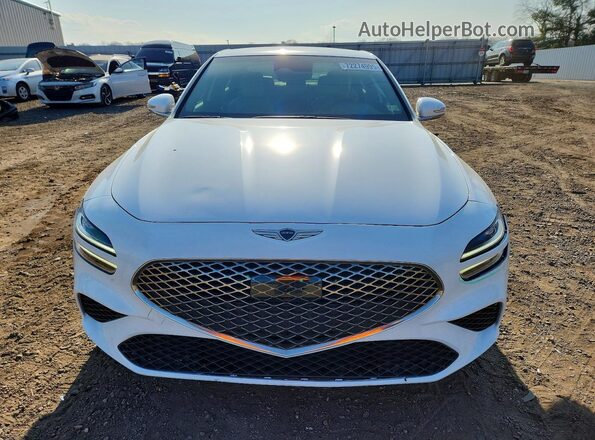 KMTG34SC6SU146792 2025 GENESIS G70 White 