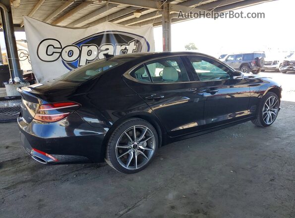 KMTG34SC7RU143068 2024 GENESIS G70 Black Задня права чверть