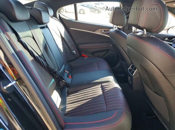 KMTG34SC8RU136467 2024 GENESIS G70 Black უკანა სავარძლების ხედი