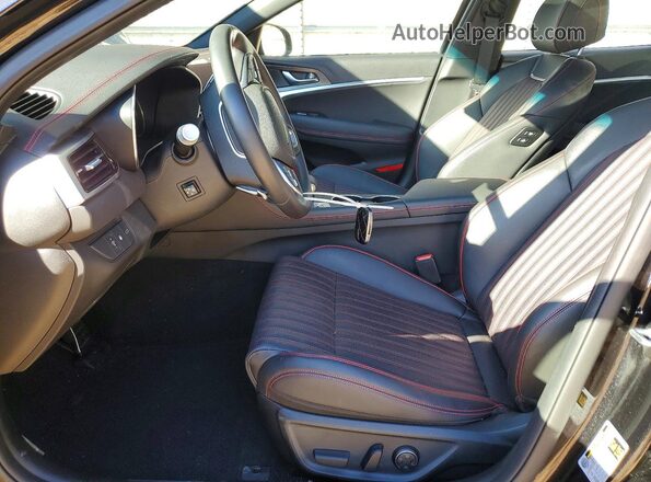 KMTG34SC8RU136467 2024 GENESIS G70 Black წინა სალონის ხედი