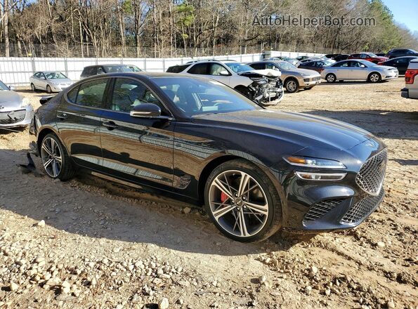 KMTG34SC8RU136467 2024 GENESIS G70 Black წინა მარჯვენა