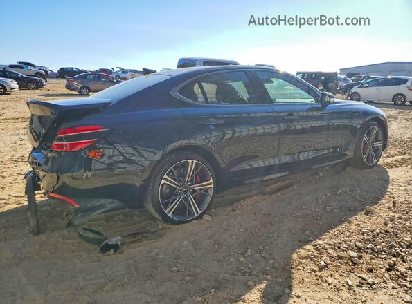 KMTG34SC8RU136467 2024 GENESIS G70 Black უკანა მარჯვენა