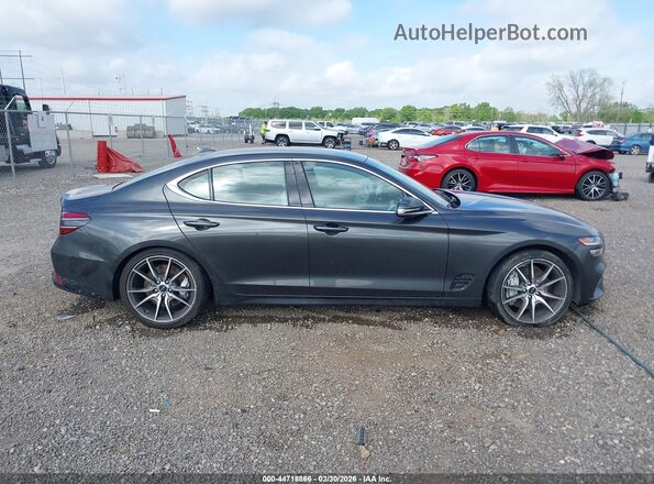 KMTG34SC8SU149340 2025 GENESIS G70 Gray Սալոնի 360 աստիճան տեսք