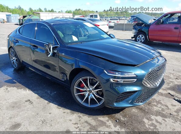 KMTG34SC8SU155641 2025 GENESIS G70 Dark Blue Вид спереди
