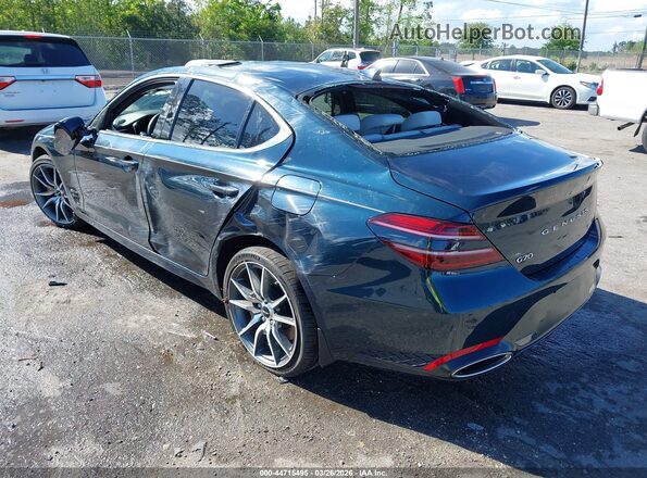 KMTG34SC8SU155641 2025 GENESIS G70 Dark Blue Задняя левая четверть