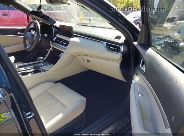 KMTG34SC8SU155641 2025 GENESIS G70 Dark Blue Вид салона спереди
