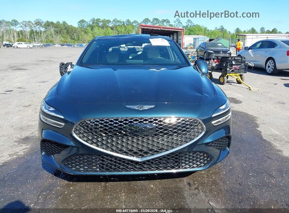 KMTG34SC8SU155641 2025 GENESIS G70 Dark Blue Вид щитка приборов