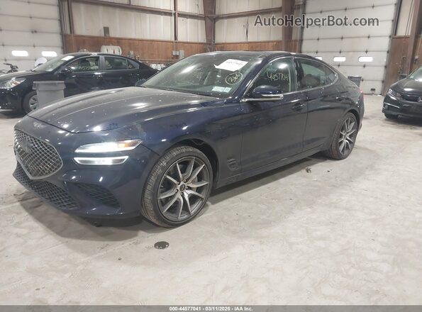 KMTG34SC9TU160509 2026 GENESIS G70 Синий Передняя левая четверть