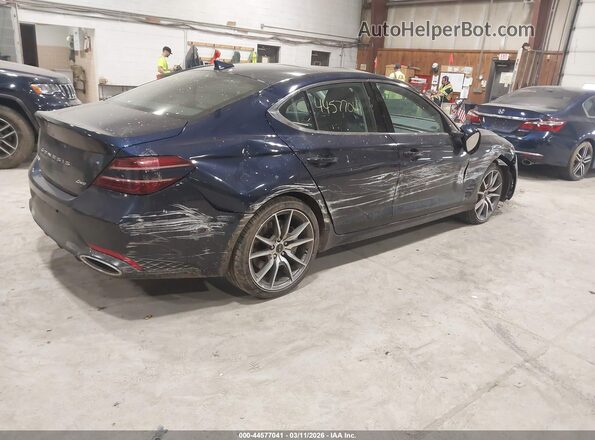KMTG34SC9TU160509 2026 GENESIS G70 Синий Задняя правая четверть
