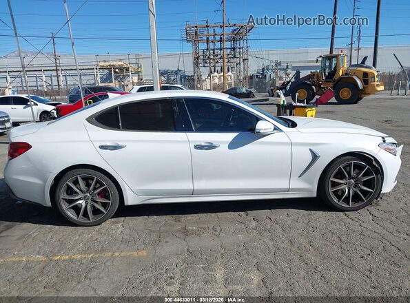 KMTG54LE2KU034078 2019 GENESIS G70 White Սալոնի 360 աստիճան տեսք