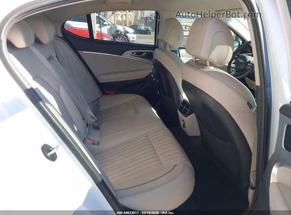KMTG54LE2KU034078 2019 GENESIS G70 White VIN կոդի պիտակի տեսք