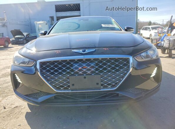KMTG64LA0KU033344 2019 GENESIS G70 Black 