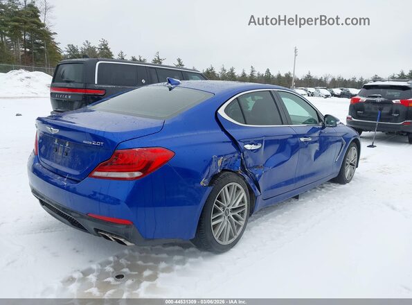 KMTG64LA4MU075339 2021 GENESIS G70 Blue Tył prawy