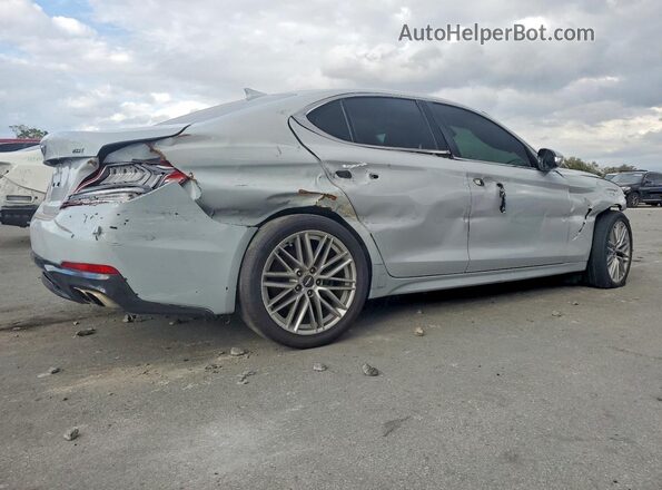 KMTG64LA7LU045878 2020 GENESIS G70 Silver Tył prawy