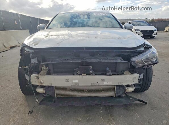 KMTG64LA7LU045878 2020 GENESIS G70 Silver Widok z przodu