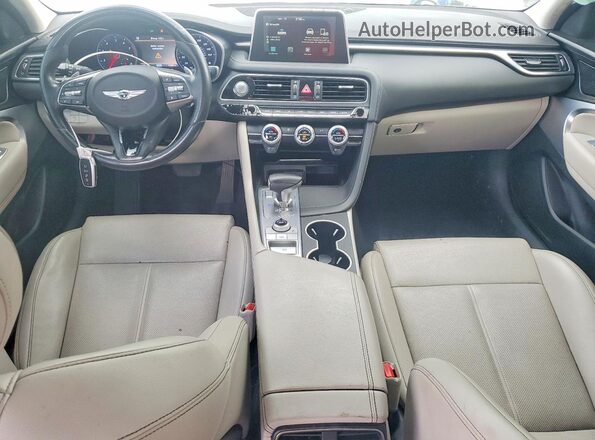 KMTG64LA7LU045878 2020 GENESIS G70 Silver Widok deski rozdzielczej