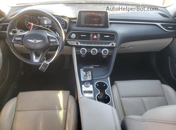 KMTG64LA9KU030667 2019 GENESIS G70 Black 